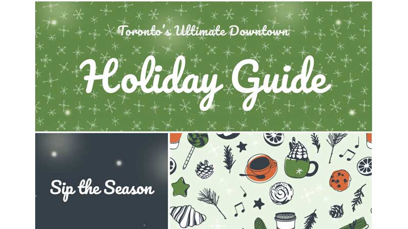 🎄 Toronto Downtown West Business Improvement Area (BIA) Launches 2022 Holiday Guide
