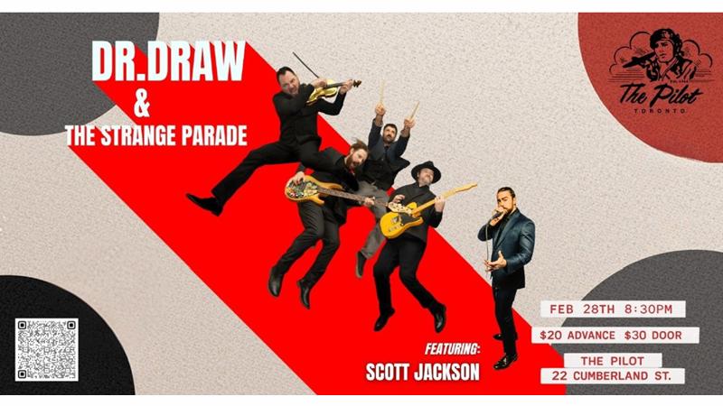 Upcoming Event:  📅🎭🎶🎻🎄 Happy New Year from Dr. Draw and The Strange Parade