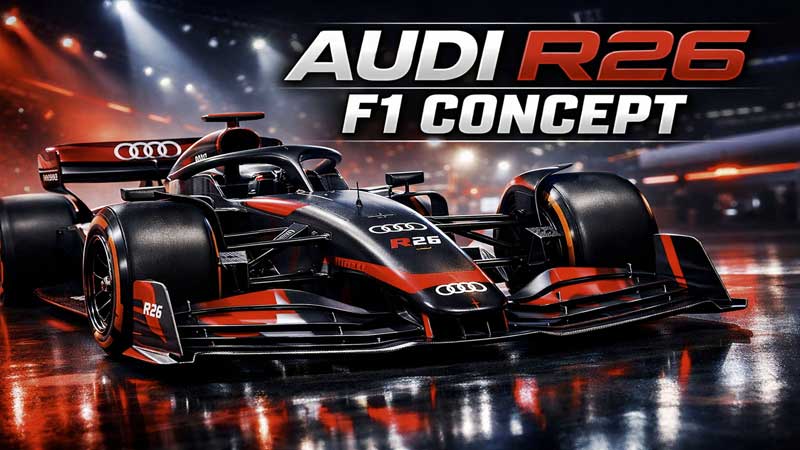 2026🏎️ Toronto AutoShow. AUDI R26 Formula 1 Concept REVEALED! 🔥 Future F1 Design